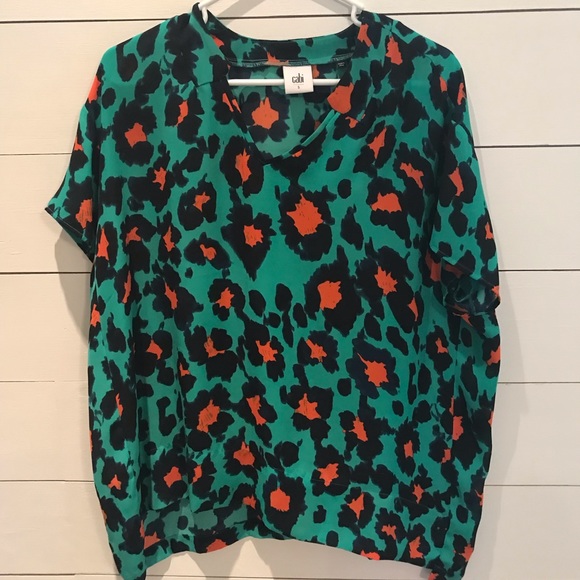 CAbi Tops - Cabi Rita Cheetah Blouse